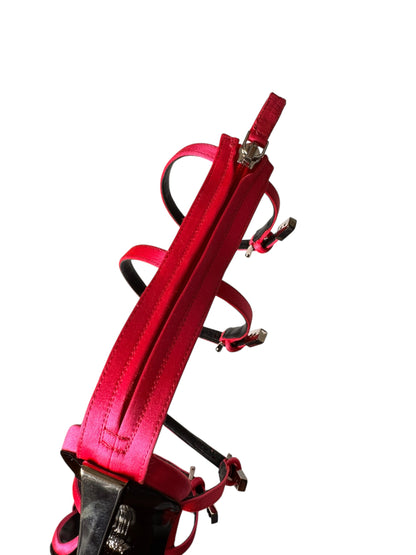 Sandali Versace donna con tacco scultura e cinturini multipli rosa - 40 — foto 8