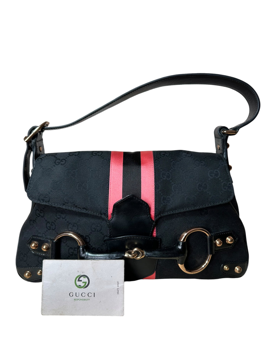 Gucci borsa vintage Horsebit GG