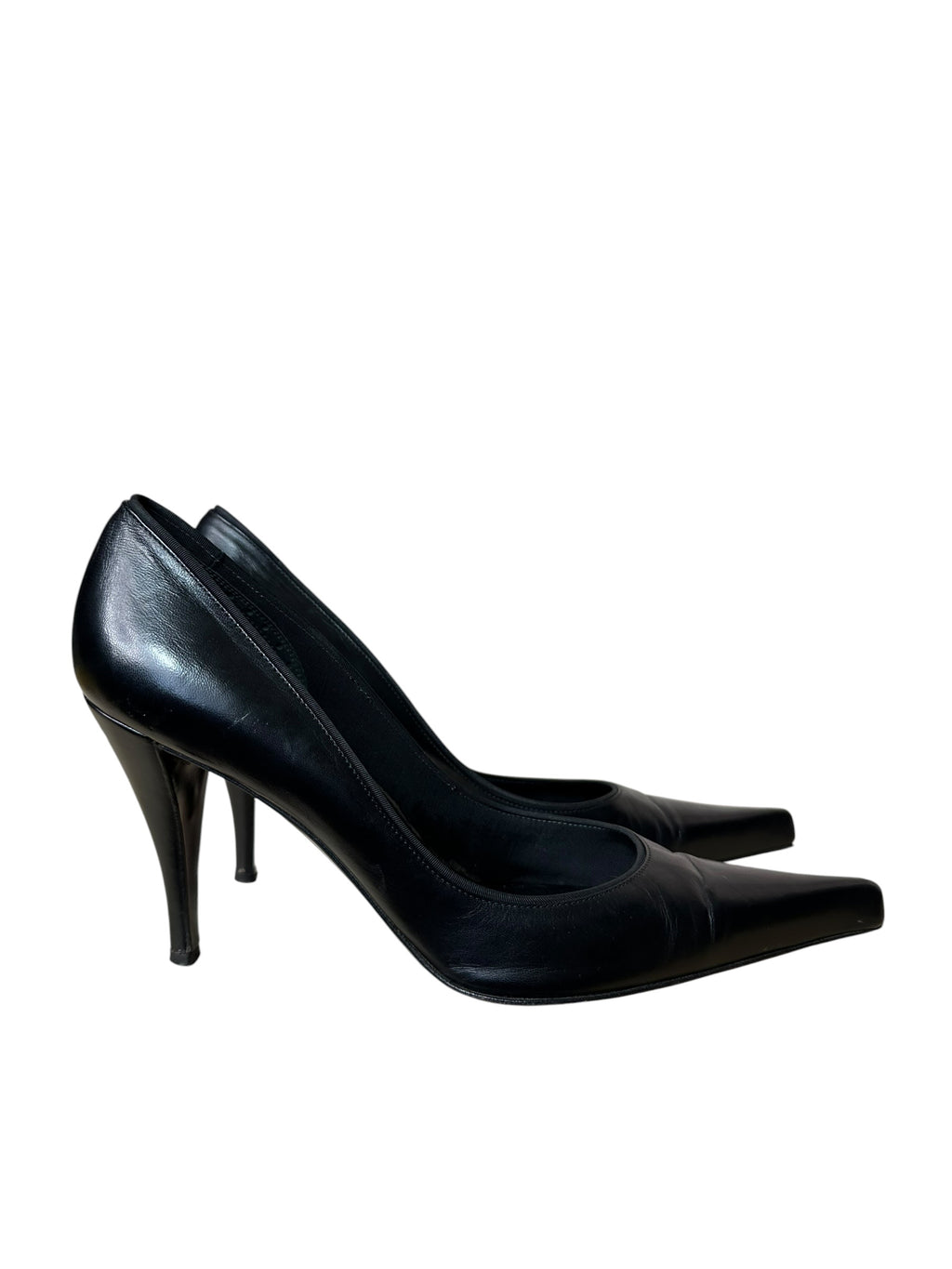 Yves Saint Laurent decolletè in pelle