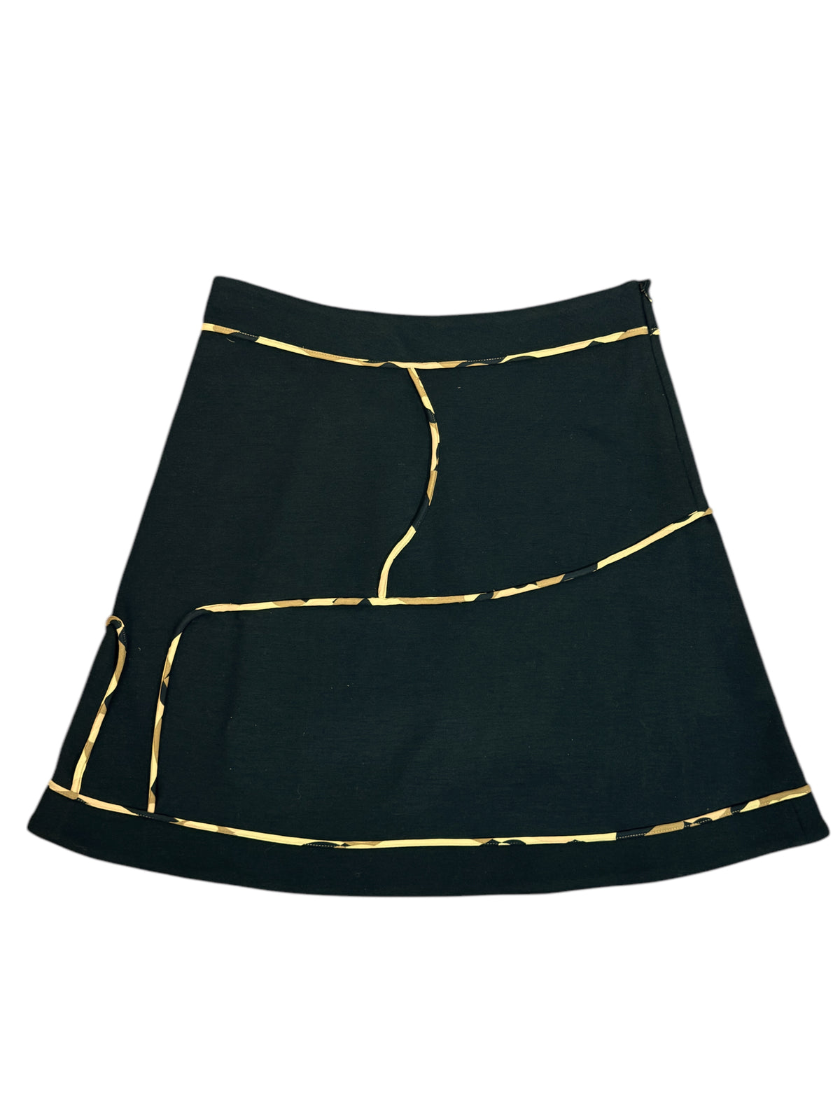 MARNI - Gonna Vintage con Dettagli Geometrici in Contrasto