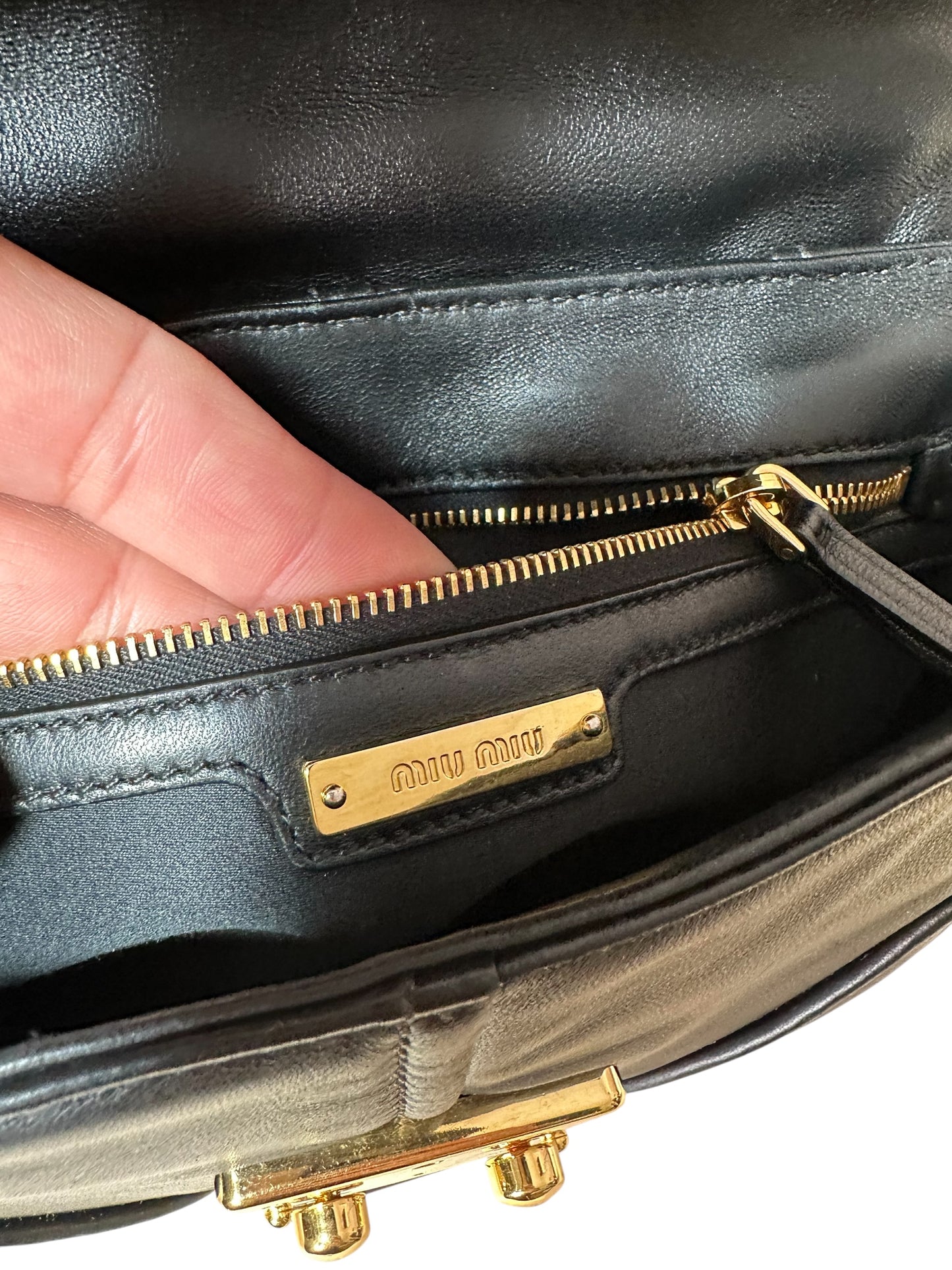Miu Miu borsa in pelle — foto 15