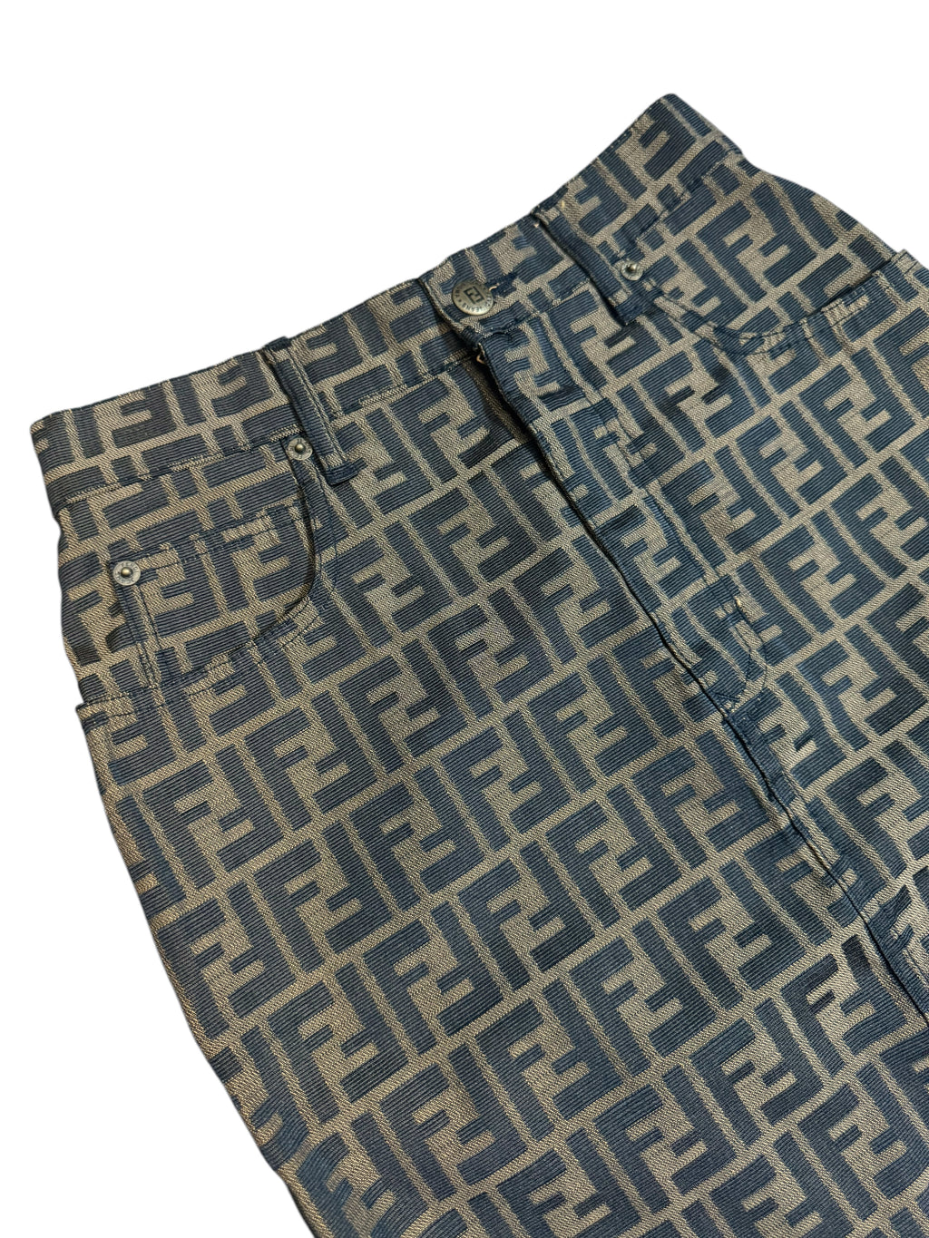 Fendi gonna vintage monogram — foto 3
