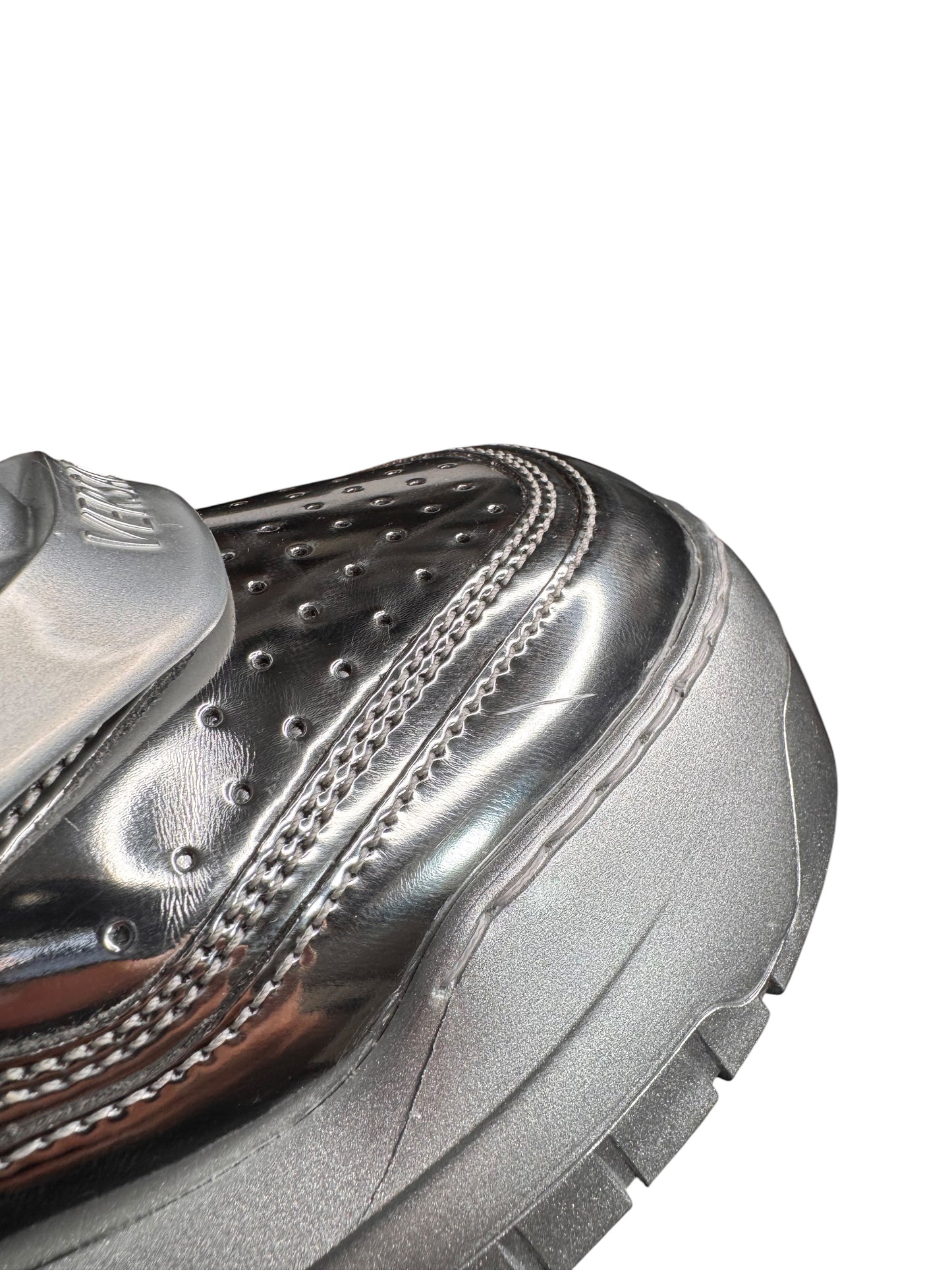 Versace Odissea Sneakers Argento Laminato Medusa - taglia 44 - *difetto