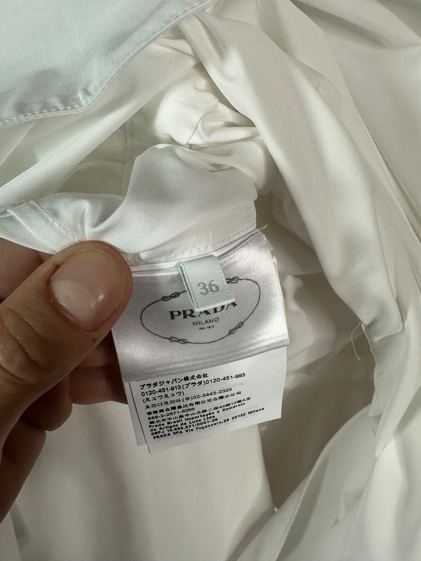 Prada abito in cotone — foto 8