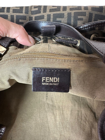 Fendi borsa hobo vintage in tela FF