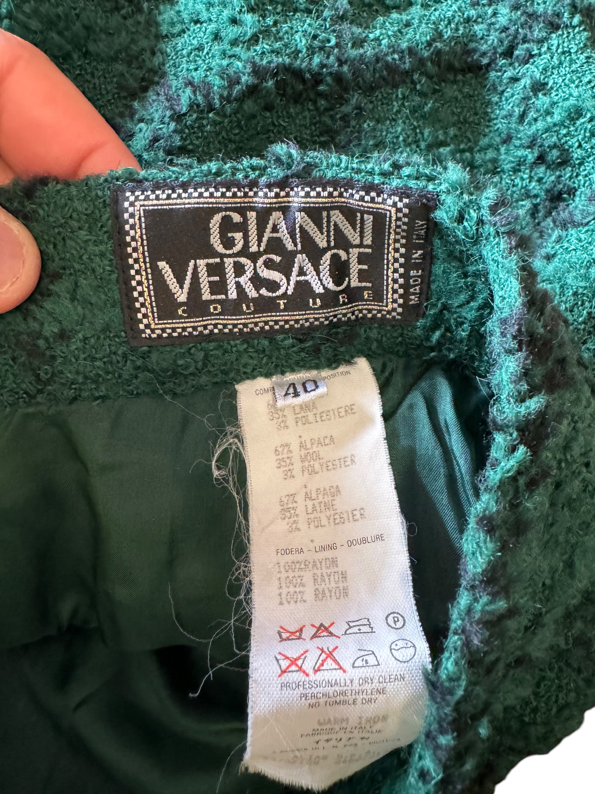 Gianni Versace tailleur vintage 90s — foto 13