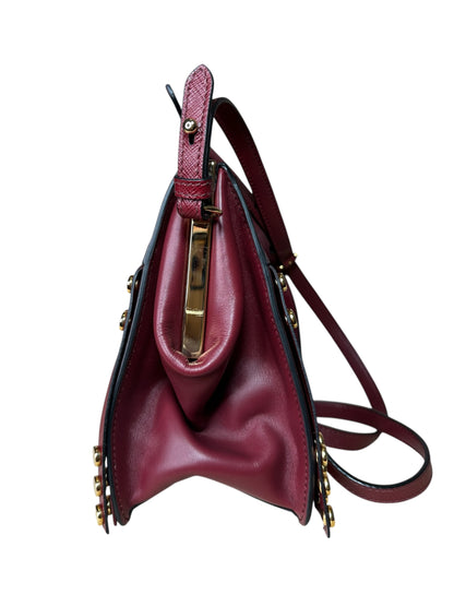 Prada borsa in pelle con frange — foto 8