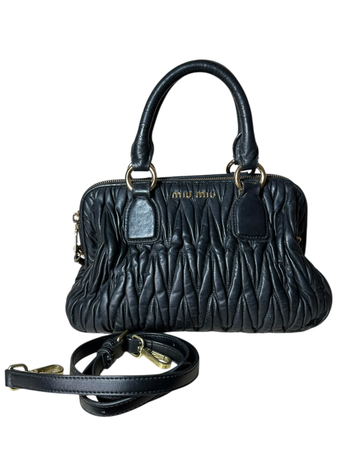 Miu Miu borsa vintage in pelle matelassè — foto 14