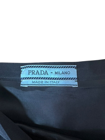 Prada gonna vintage in seta (M)