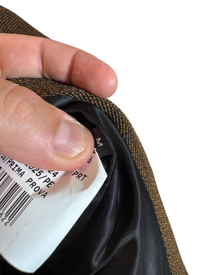 Versace Cappotto Uomo Marrone con Dettagli Medusa Taglia 48 IT – Nuovo.