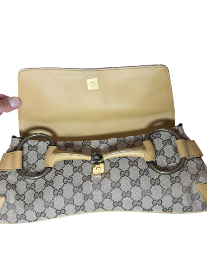Gucci borsa Horsebit vintage GG