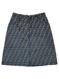 Fendi gonna vintage monogram