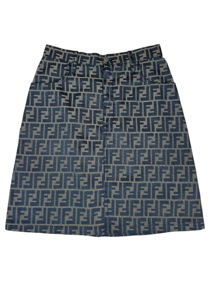 Fendi gonna vintage monogram (M)