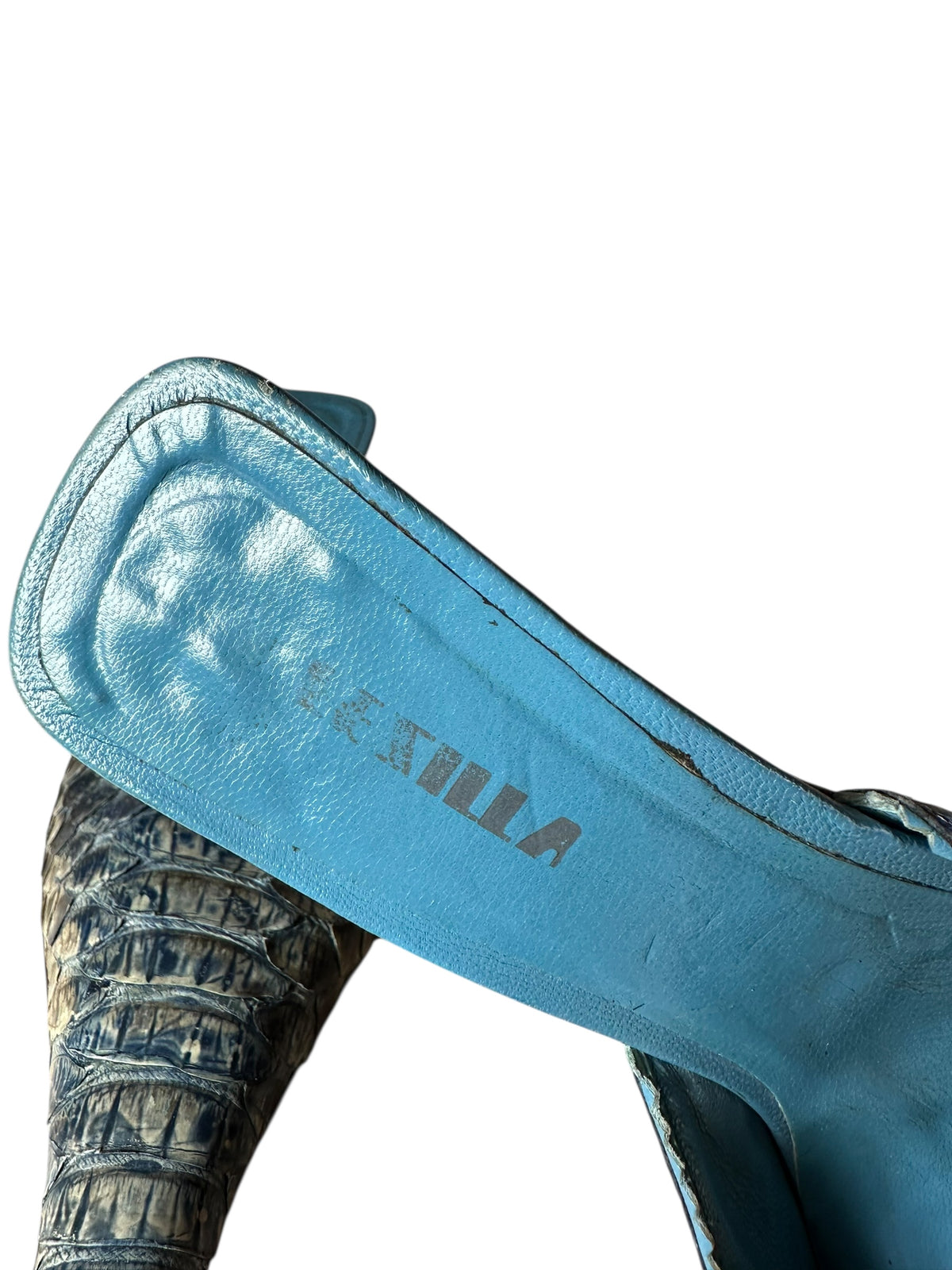 Le Silla saboto vintage in pitone — foto 9