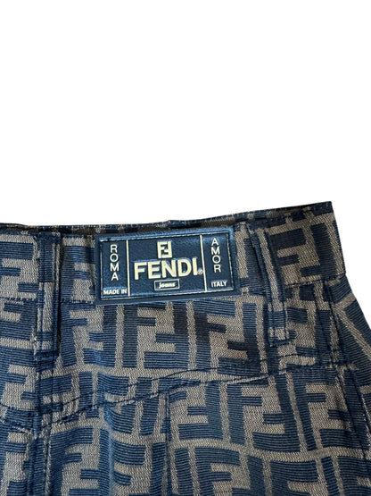 Fendi gonna vintage monogram (M)