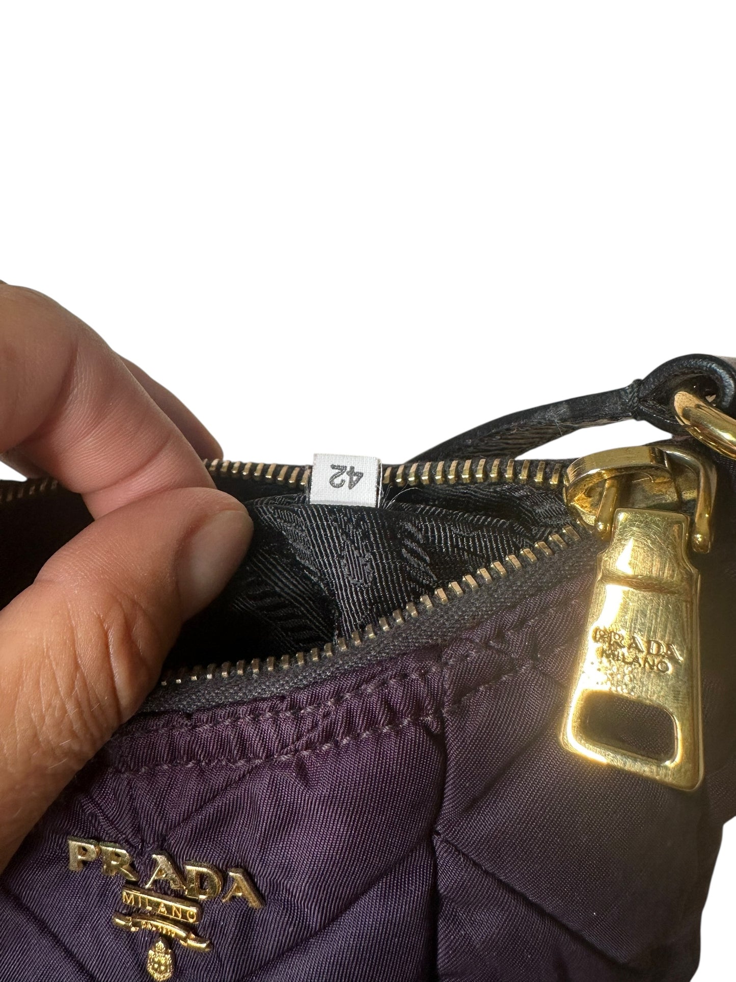 Prada mini borsa in nylon