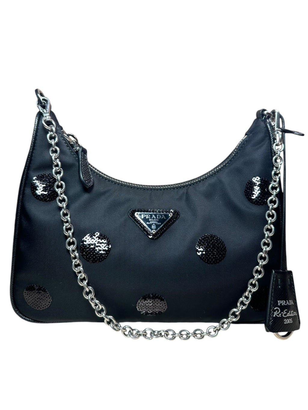 Prada Re-edition con paillettes