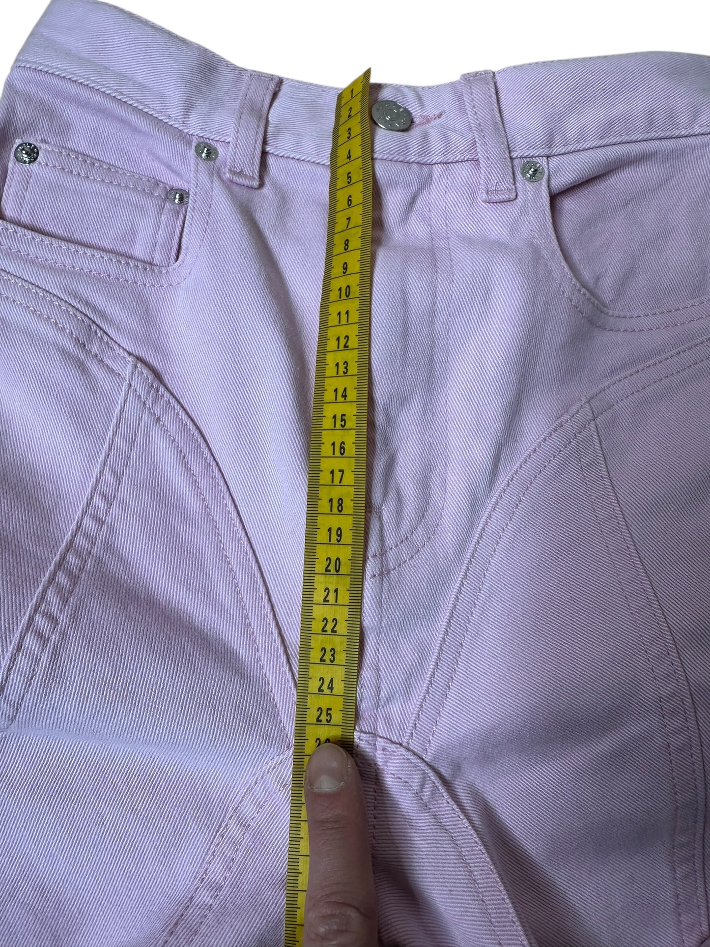 Mugler jeans con inserti (XS)