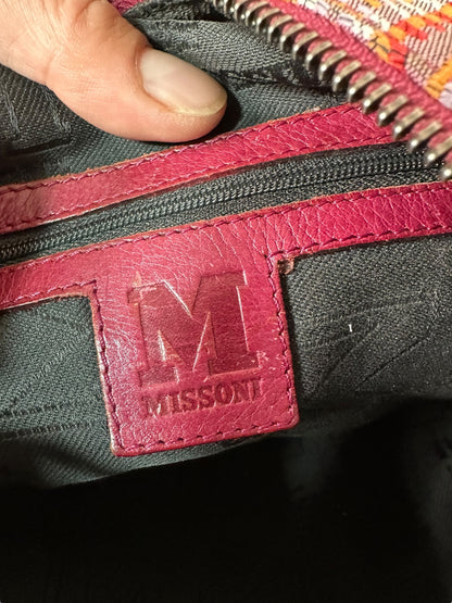 Missoni borsa vintage  in tela jacquard