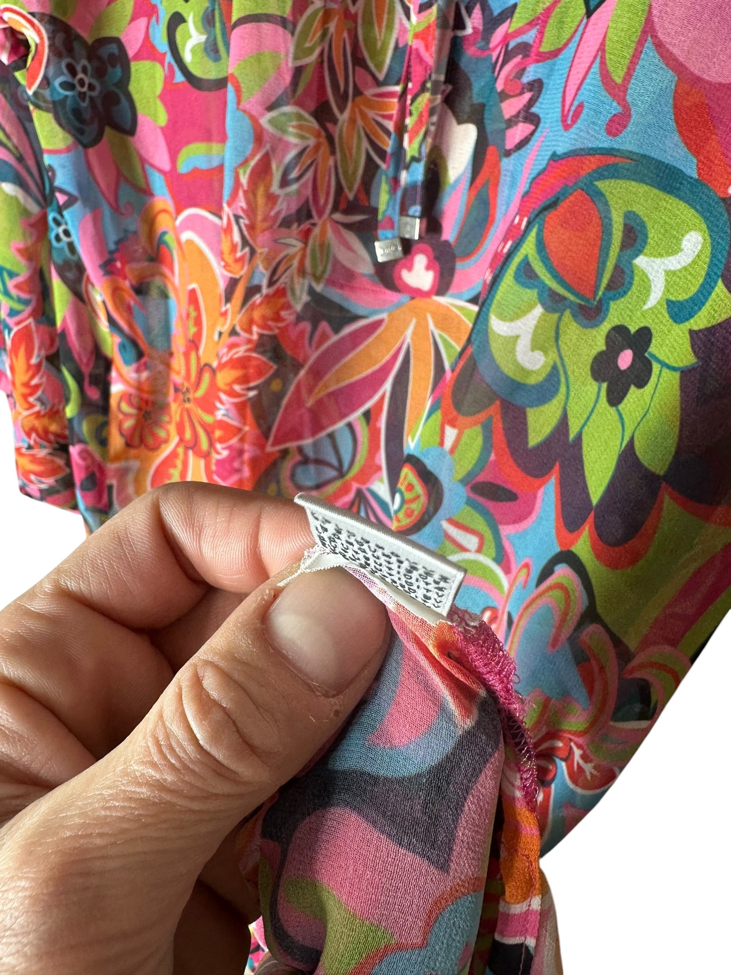 D&G caftano vintage in seta (M-L) — foto 11