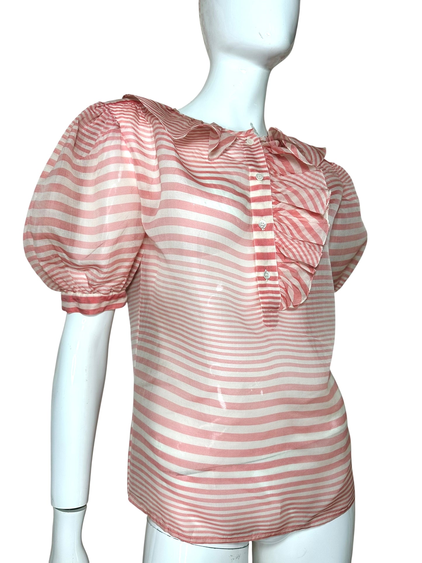 Valentino top vintage a righe — foto 7