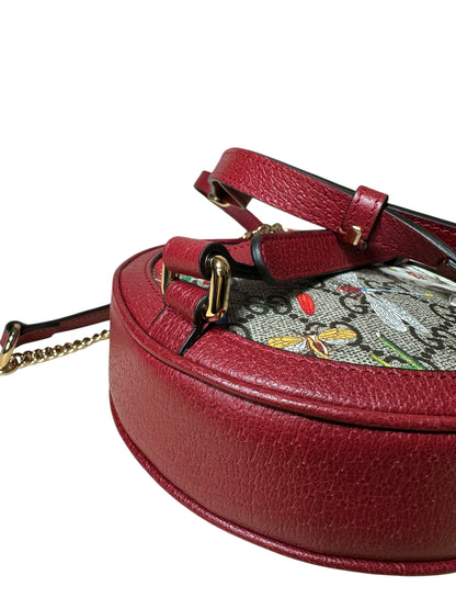 Gucci borsa rotonda in pelle