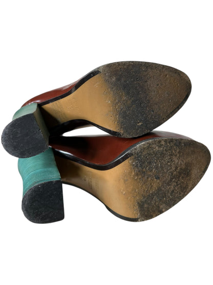 Fendi decolletè vintage in pelle (38)