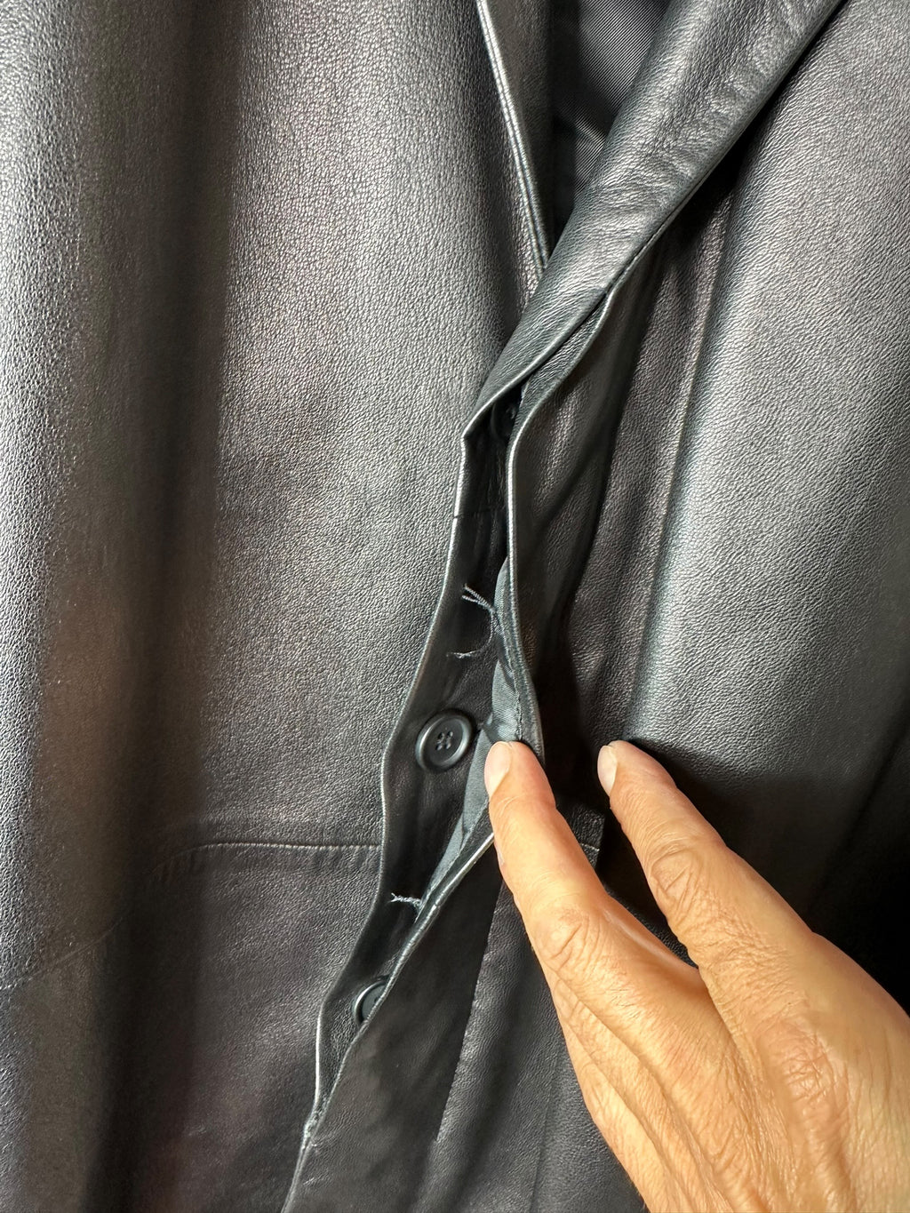 Helmut Lang giacca in pelle maschile (L)