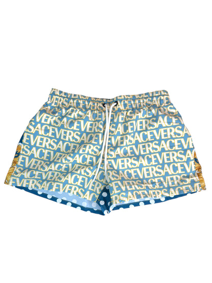 Costume da bagno uomo VERSACE stampa logo pois Medusa Tg 3