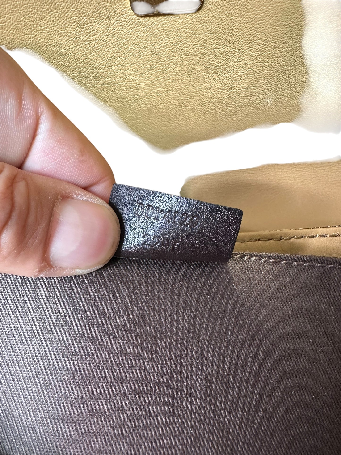 Gucci borsa Horsebit vintage GG