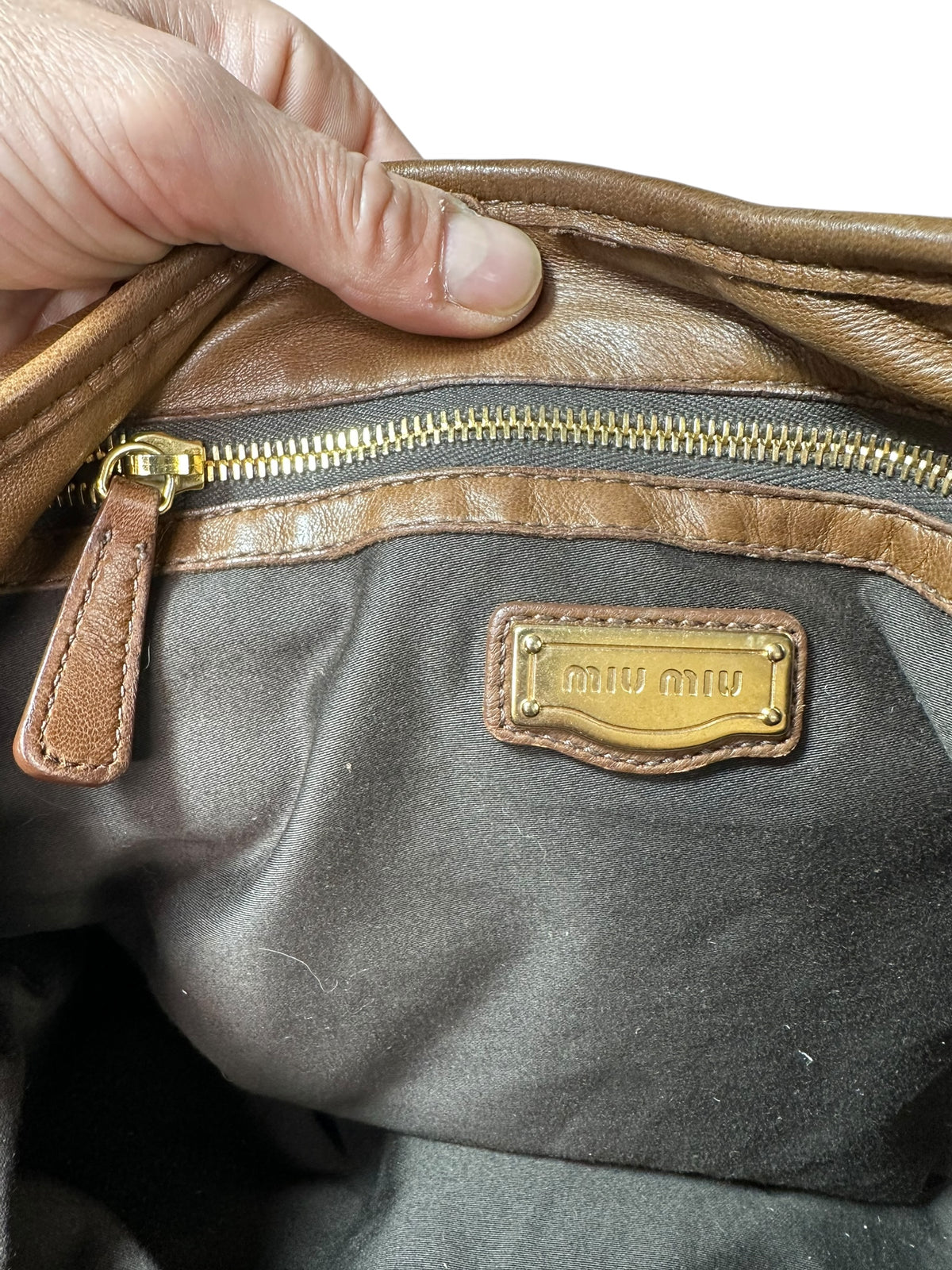Miu Miu borsa vintage in pelle — foto 20