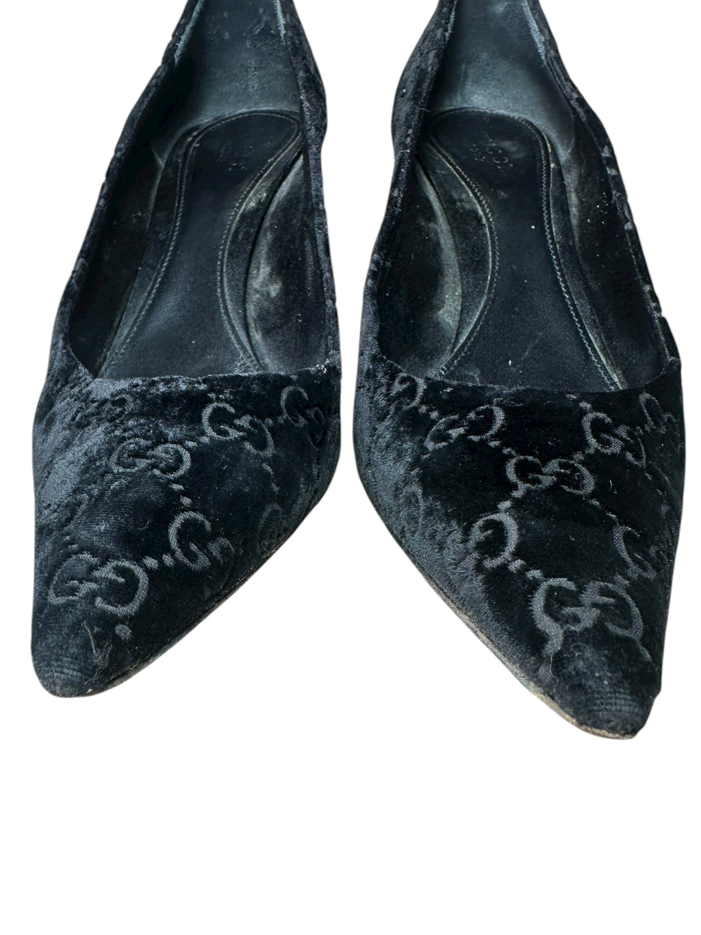 Gucci decolletè GG in velluto — foto 6