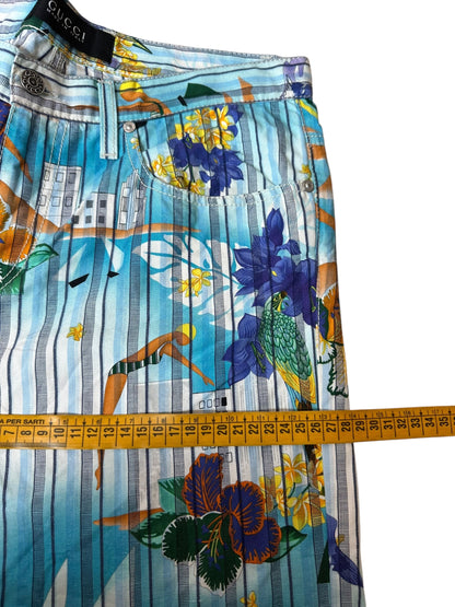 Gucci pantaloni vintage stampati (L)