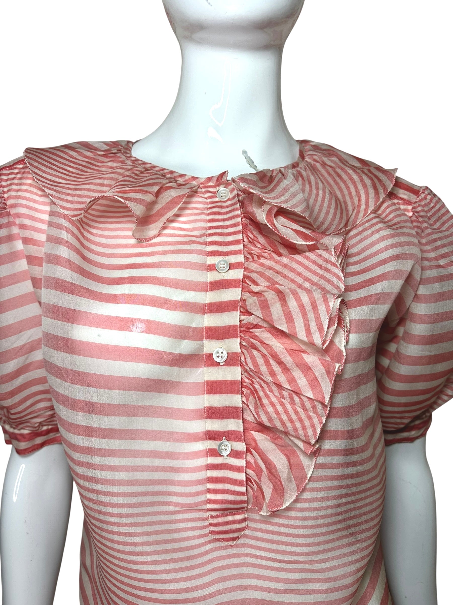 Valentino top vintage a righe — foto 8