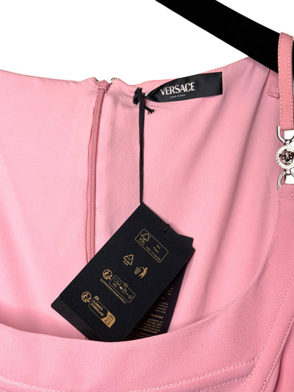 Versace abito rosa con Medusa spalline 48 nuovo — foto 6