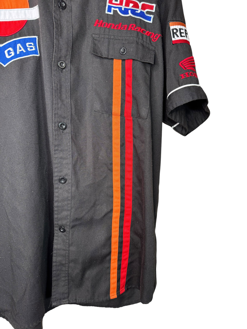 Honda Racing Repsol HRC camicia racing vintage ricamata XL