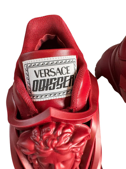 Versace Odissea sneakers rosse Medusa - taglia 39