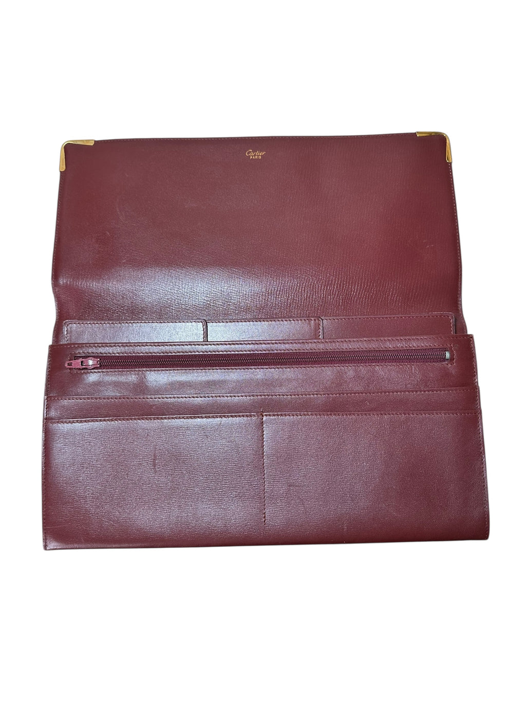 Cartier pochette vintage in pelle — foto 24
