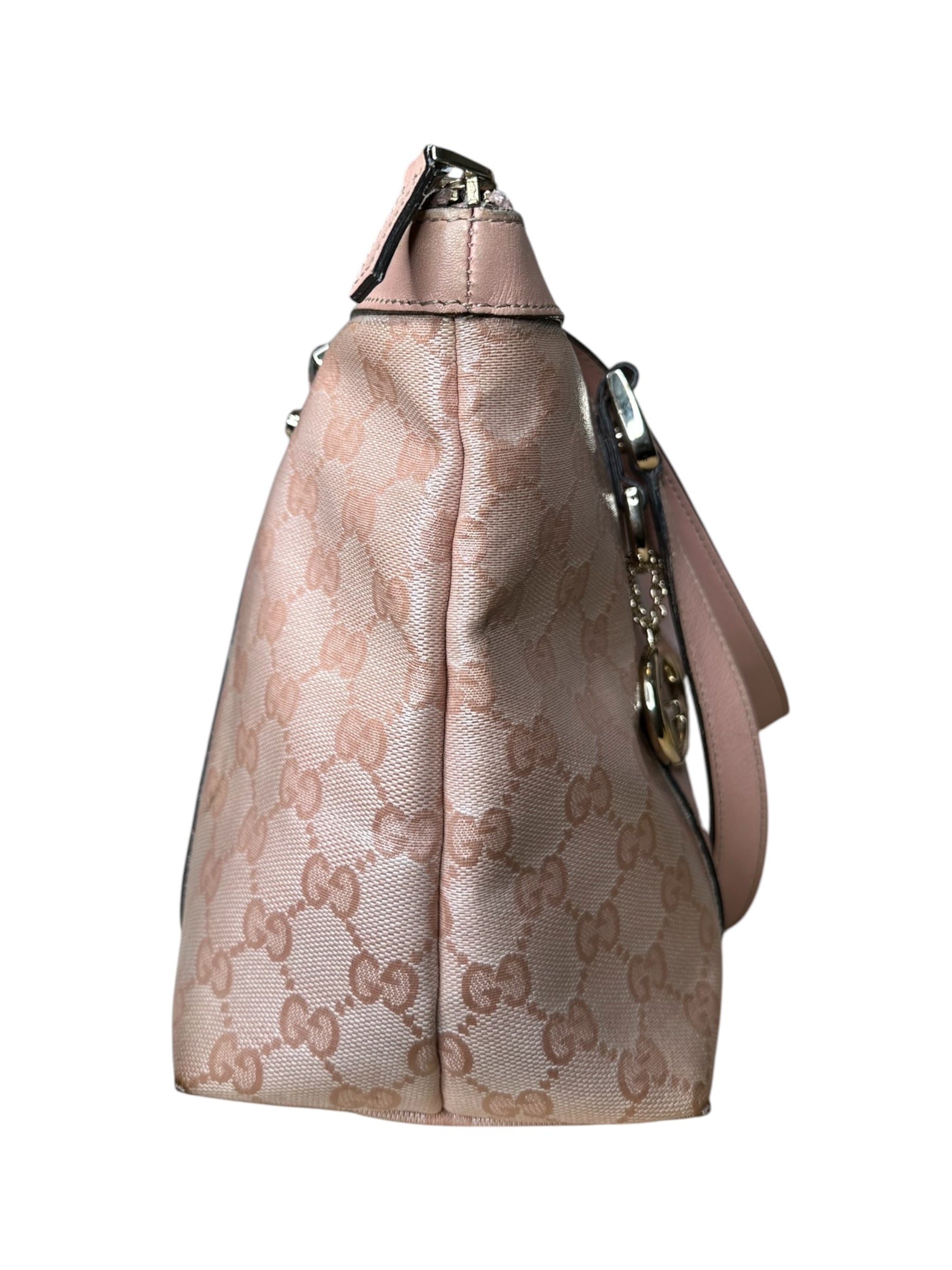 Gucci borsa vintage in tela e pelle — foto 7