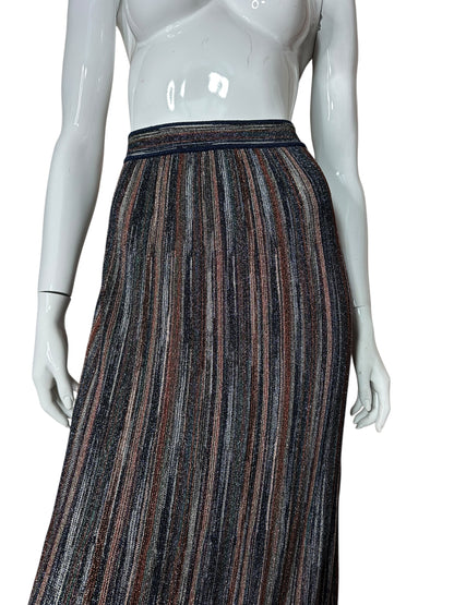 Missoni maxi gonna in lurex (M)
