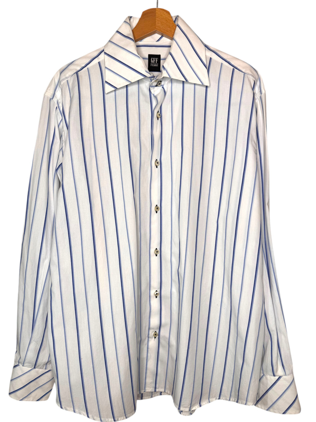 Camicia Gianfranco Ferré a righe, vintage, oversize