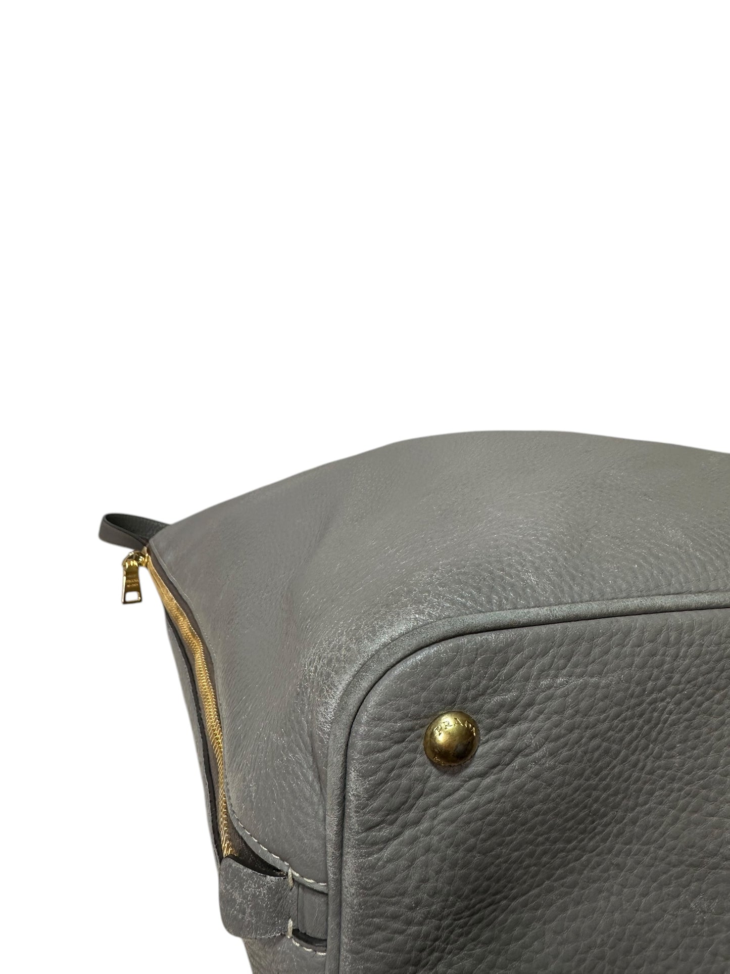 Prada borsa vintage in pelle martellata