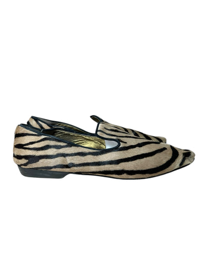 Prada mocassino in cavallino zebrato (39)