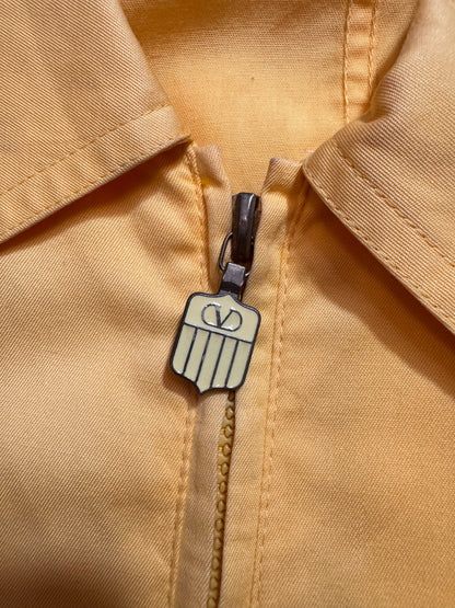 Giacca Valentino Sport gialla uomo vintage Made in Italy 100% cotone