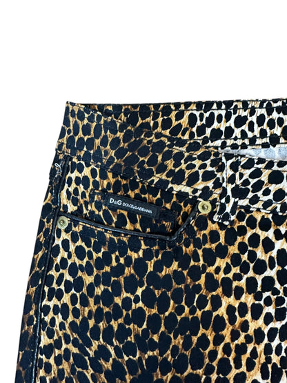 D&G pantalone vintage maculato. (L)