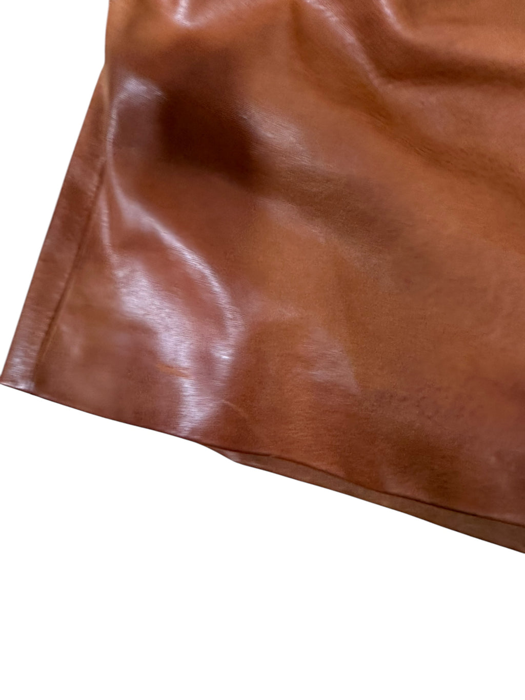 Saint Laurent mini abito in pelle — foto 5