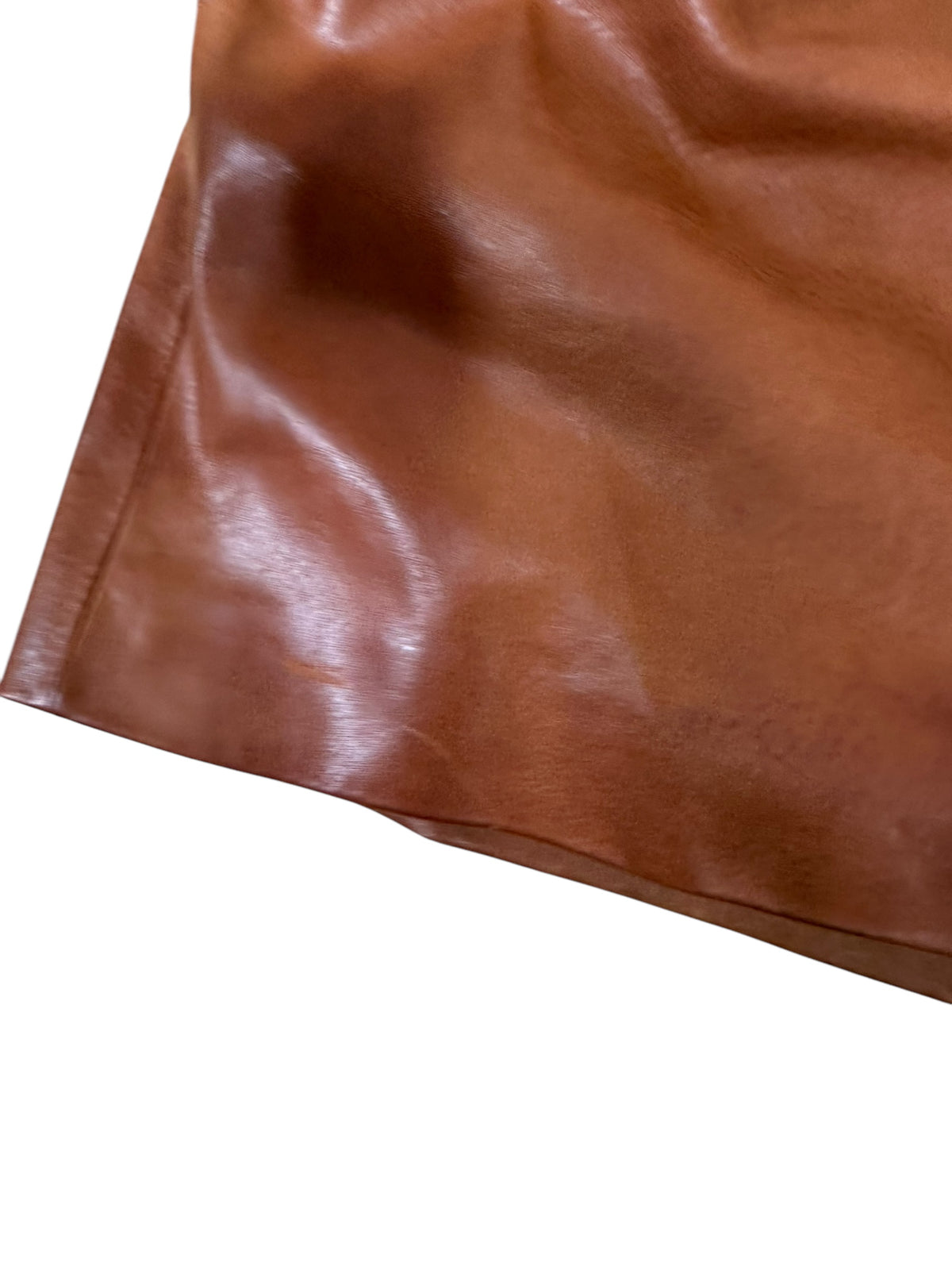 Saint Laurent mini abito in pelle — foto 5