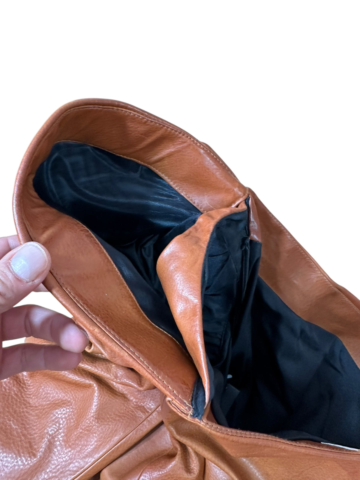 Saint Laurent mini abito in pelle — foto 10