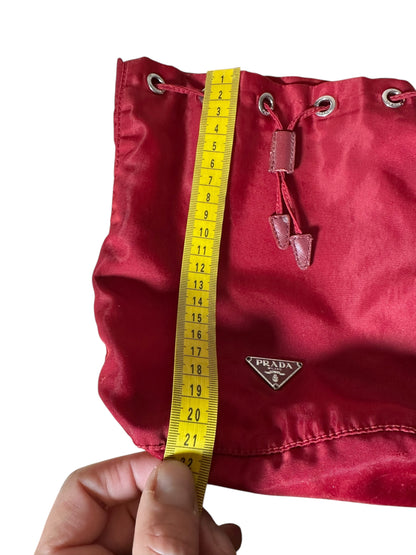 Prada secchiello vintage in nylon