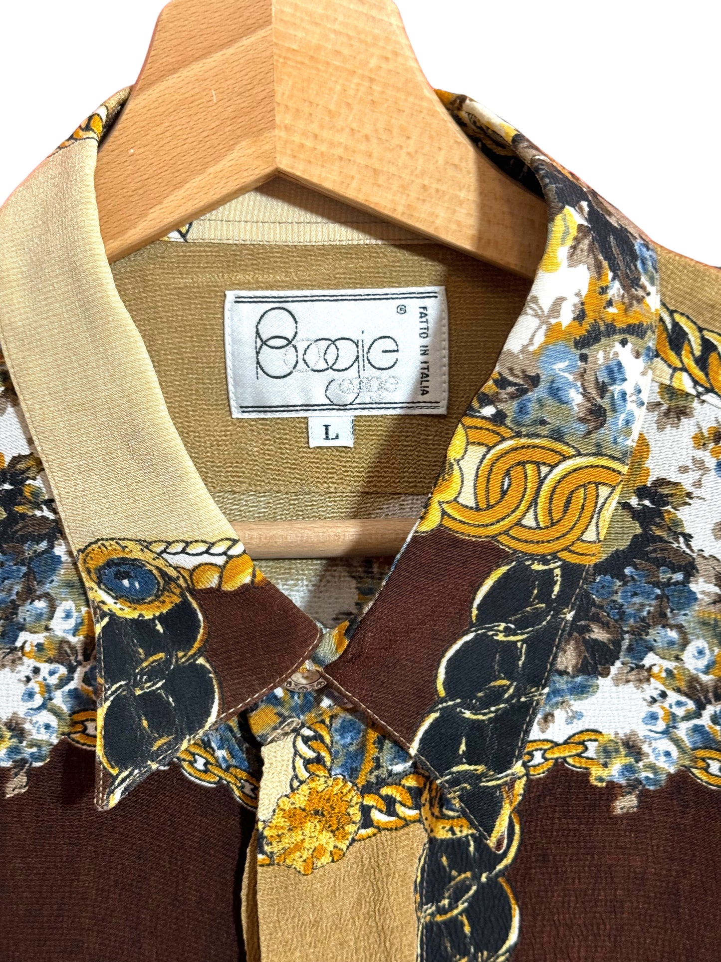 Camicia vintage in viscosa  (L)
